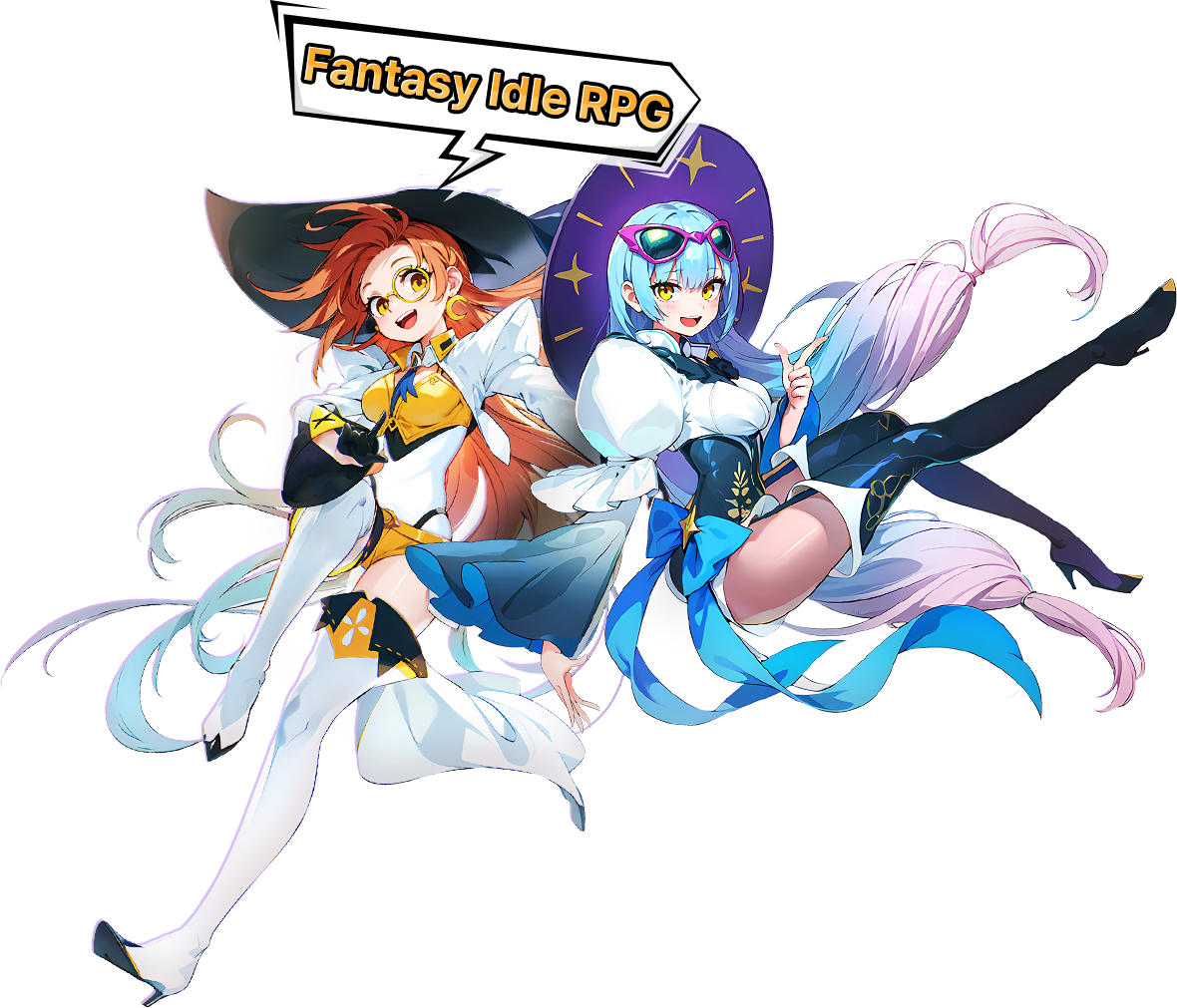 Kitty and Witch Character Mobile